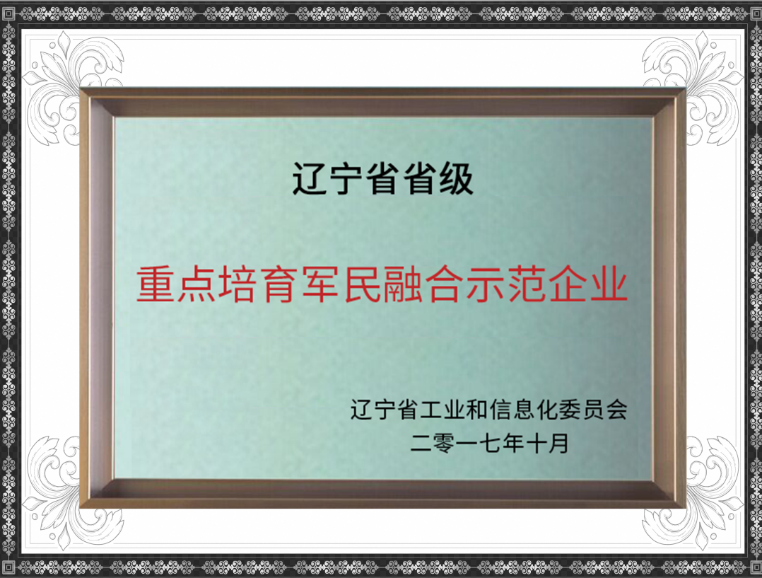 重点培育军民融合示范企业